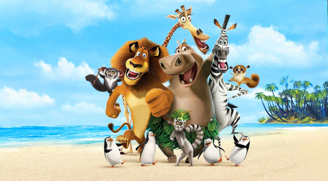 Madagaskari loomad rannas