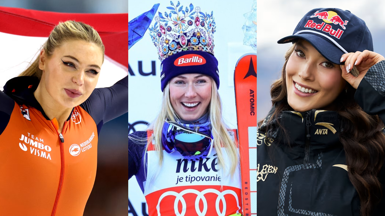 kolmepaneeliline kollaaž talisportlastest