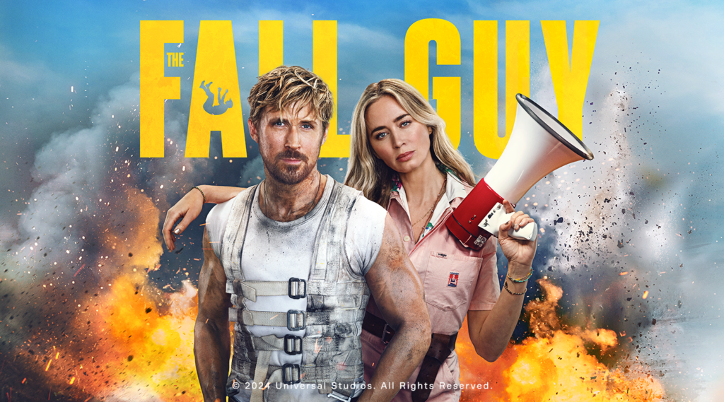 mees seisab naise kõrval nende taga plahvatus