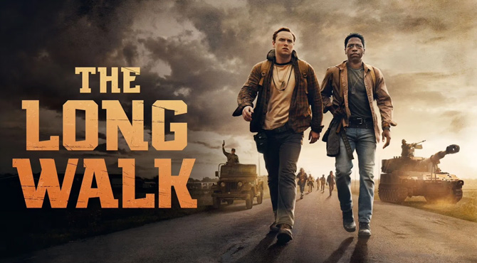 two man walking on a street